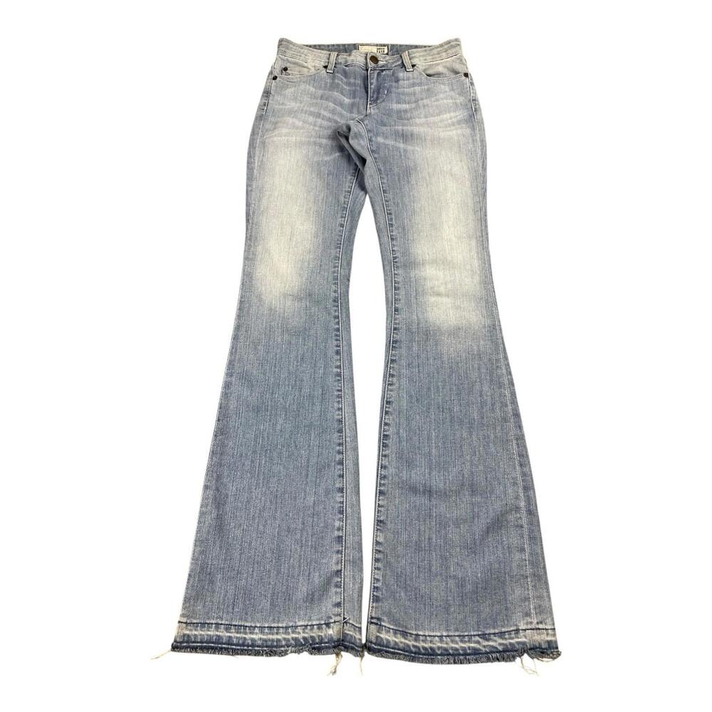 Y2K David Kahn Nikki Vintage Flare Light Wash Jeans Women's 26 Made in USA